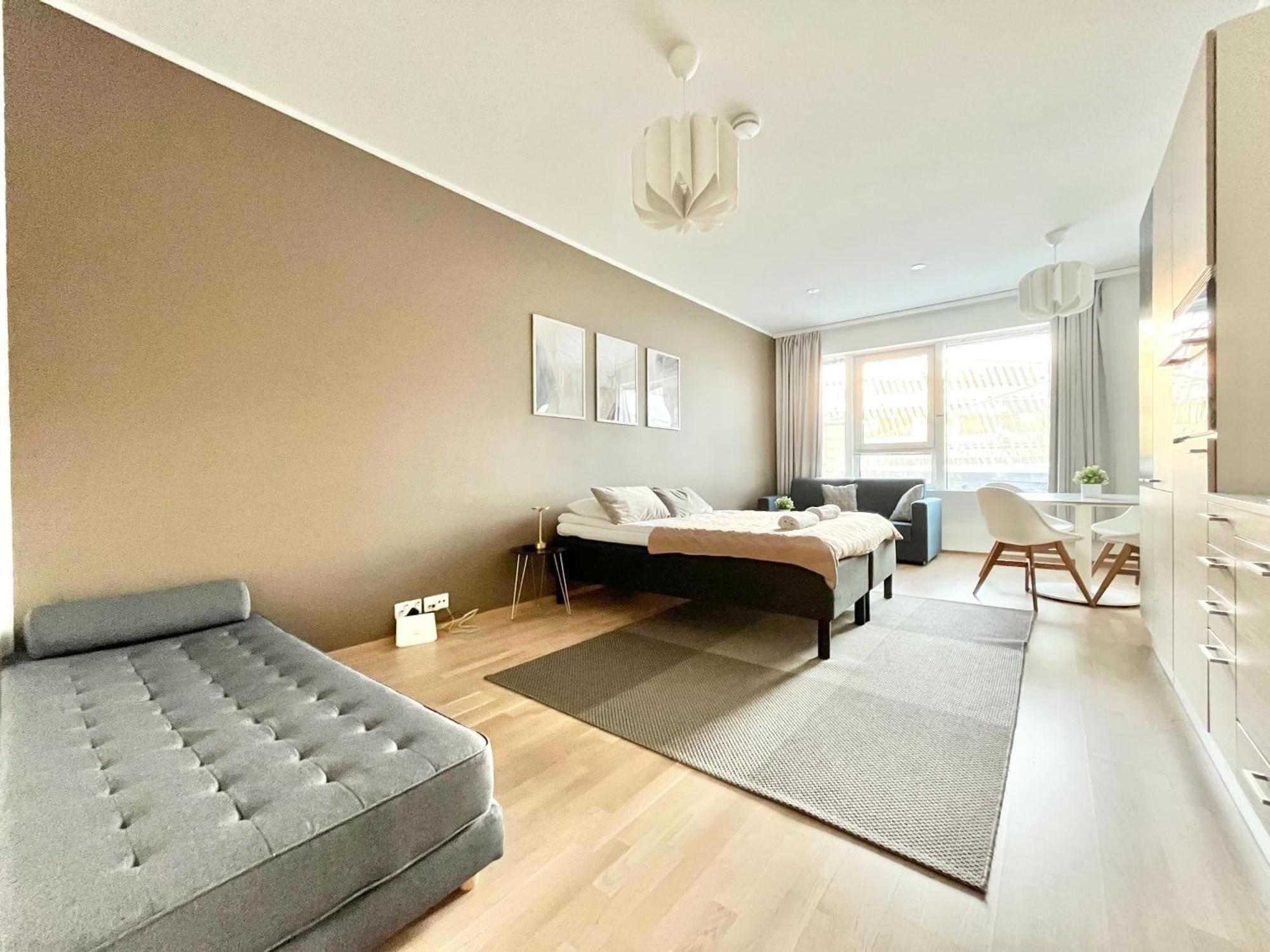 City Home Finland Arena Studio - Perfect Location In Downtown Of Tampere And Great Amenities Buitenkant foto
